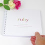 Personalised 40th Ruby Anniversary Memory Book, thumbnail 1 of 7