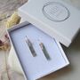 Pink Tourmaline Long Earrings, thumbnail 3 of 5