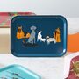 Doggy Friends Small Wooden Tray, thumbnail 4 of 7