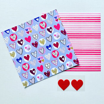 Fold Your Own Origami Paper Heart Boxes Kit, 4 of 7