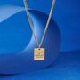 Gold Personalised Name Initials Symbol Letter Pendant Necklace, thumbnail 2 of 10
