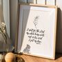 I Wait For The Lord Print Psalm 130:Five Christian Print, thumbnail 1 of 5
