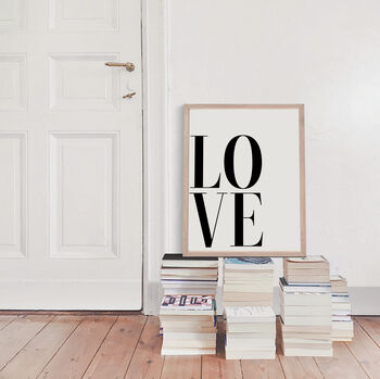 Love One Wall Print, 2 of 5