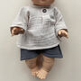 Miniland Caucasian Boy Doll With Down's Syndrome, thumbnail 3 of 12