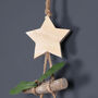 Nordic Forest Wall Hanging Christmas Tree Ladder, thumbnail 3 of 6