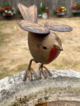 Metal Robin Garden Ornament Sympathy / Remembrance Gift, 2 of 8