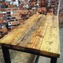 Reclaimed Industrial Tall Poseur Table 319, thumbnail 3 of 6