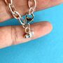 40th Birthday Sterling Silver Beads Bracelet, thumbnail 2 of 4
