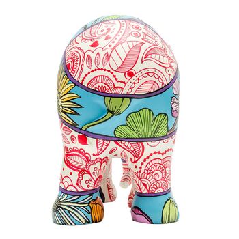 'Henna And Head Scarves' Hand Painted 15cm Elephant, 10 of 11