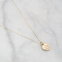 Solid Gold Or Silver Heart St. Christopher Necklace, thumbnail 4 of 6