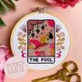 'The Fool' Tarot Cross Stitch Kit, thumbnail 1 of 4