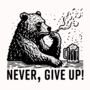 Never, Give Up Bear T Shirt, thumbnail 6 of 8