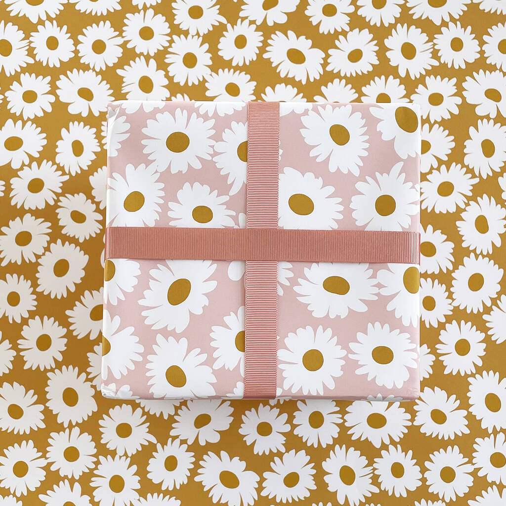 Mother's Day Daisy Wrapping Paper, 1 of 5