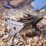 Personalised Couples 11th Steel Anniversary Fire Pit, thumbnail 2 of 8