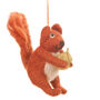 Red Bushy Squirrel Handmade Fair Trade, thumbnail 1 of 7