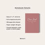 Letters To My Husband Journal, Personalised Notebook, thumbnail 4 of 8