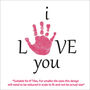 Personalised 'Love' Baby Print Keepsake Package, thumbnail 5 of 8