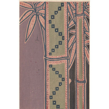 Japanese Bamboo Pattern Art Print, 3 of 3