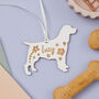 Personalised Pet Dog Breed Hanging Keepsake Decoration, thumbnail 1 of 12