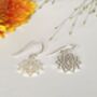 Attractive Solid Silver Earrings, thumbnail 1 of 2