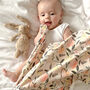 Forest Natural Organic Baby Swaddle Blanket, thumbnail 1 of 6