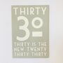 30th Birthday Card, thumbnail 2 of 2
