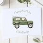 Personalised Land Rover Birthday Card, thumbnail 1 of 2