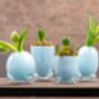 Evita Glass Vase Set Baby Blue, thumbnail 4 of 5