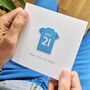 Personalised Football 70th Seventy Birthday Card, thumbnail 4 of 10