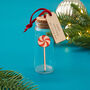 Candy Lollipop Glass Bauble Christmas Tree Decoration, thumbnail 1 of 6