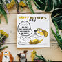 Mother's Day Dog Belly Rubs Card, thumbnail 3 of 4