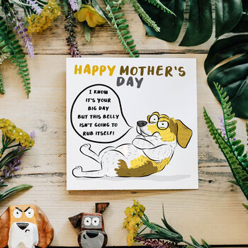 Mother's Day Dog Belly Rubs Card, 3 of 4