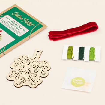 Make Your Own Stitched Mistletoe Decoration, 6 of 7