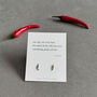 Something Great Sterling Silver Chilli Earrings, thumbnail 10 of 10