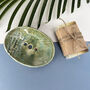 Green Meadow Ceramic Soap Dish With Drainage, thumbnail 3 of 7