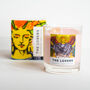 The Lovers Crystal Tarot Candle For Romance, thumbnail 2 of 4