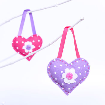 Activity Sewing Craft Kit Spotty Hearts, 4 of 6