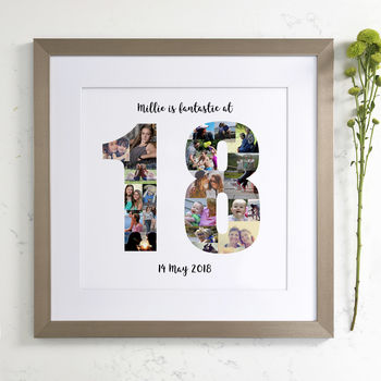 Personalised 18th Birthday Photo Collage, 5 of 9
