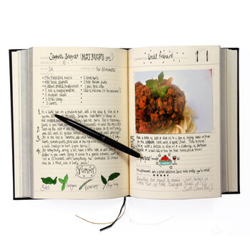 Personalised Family Recipe Cook Book, 3 of 11