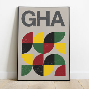 Ghana Flag Travel Print, 2 of 3