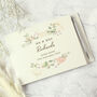 Personalised Floral Watercolour Hardback Guest Book, thumbnail 4 of 4