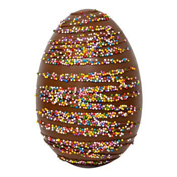 Coloured Sprinkles Milk Chocolate Drizzled Easter Egg, 4 of 4