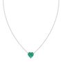 Emerald Heart Necklace, thumbnail 2 of 3