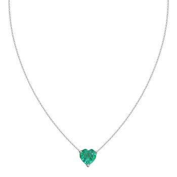 Emerald Heart Necklace, 2 of 3