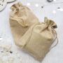 Small Hessian Gift Bag, thumbnail 1 of 3