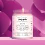 Cancer Zodiac Candle Personalised Birth Gift, thumbnail 1 of 6