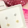 Star Stud Earrings With Sparkly Gemstones, thumbnail 8 of 9