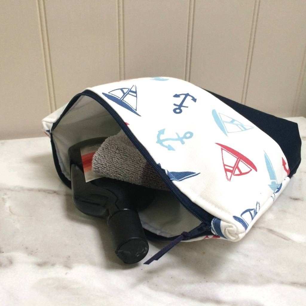 Personalised Nautical Wash Bag By Jackie Martin Designs