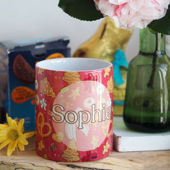 Personalised Christmas Baking Mug + Hot Choc Set, 2 of 4