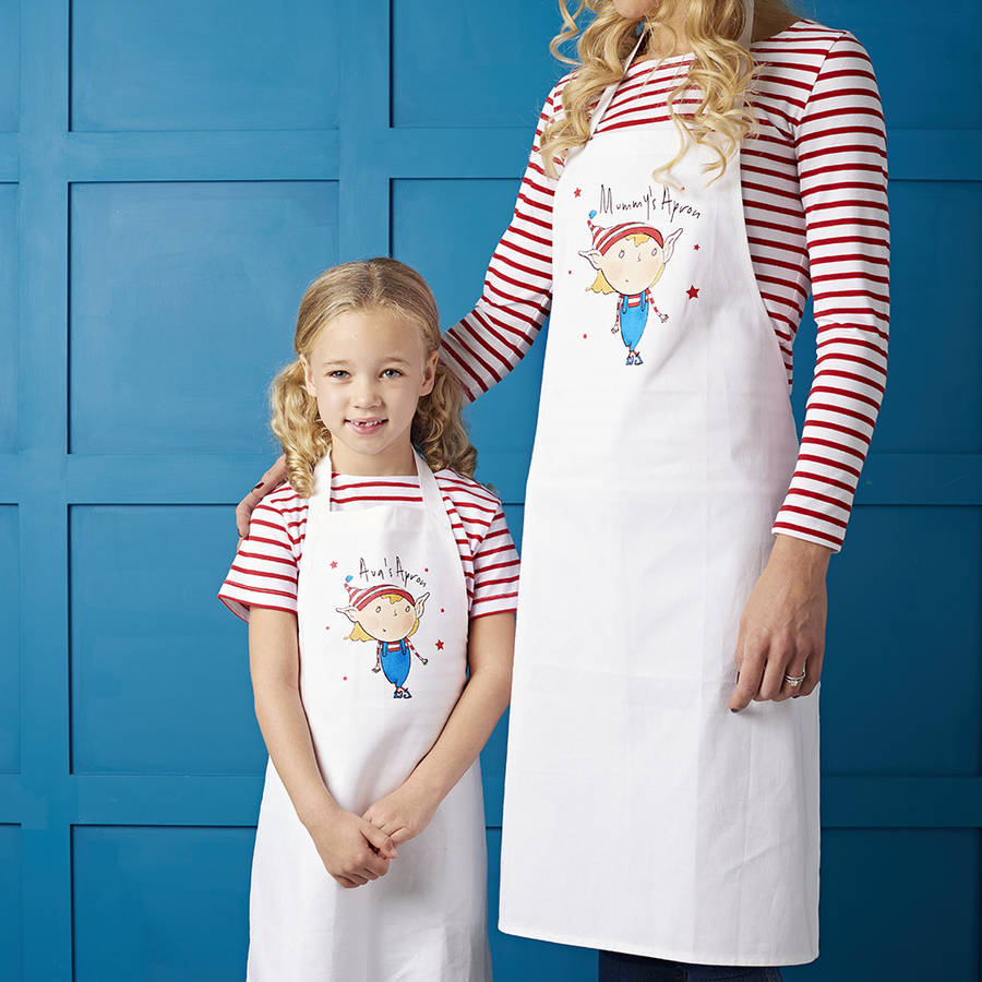 personalised magic is real apron set by a piece of | notonthehighstreet.com